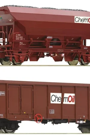 *SOLDES* - COFFRET DE 2 WAGONS DE MARCHANDISES CHEMOIL Soldes
