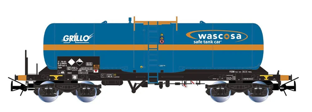 WAGON-CITERNE À 4 ESSIEUX TRANSPORT DE DIOXYDE DE SOUFRE GRILLO WASCOSA - (A RESERVER) Meilleur Choix
