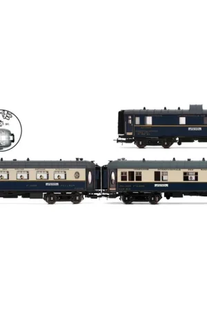 *SOLDES* - ENSEMBLE DE 3 VOITURES EDELWEISS PULLMAN EXPRESS, SET 1/2 (DD3, VPC CÔTE D‘AZUR + VP ÉTOILE DU NORD) Promotion Saisonnière