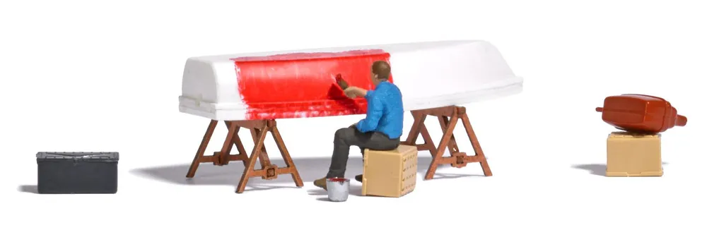 *SOLDES* - PEINTURE D‘UN CANOT Prix Cassé