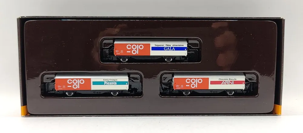 *SOLDES* - COFFRET DE 3 WAGONS COUVERTS Meilleur Prix