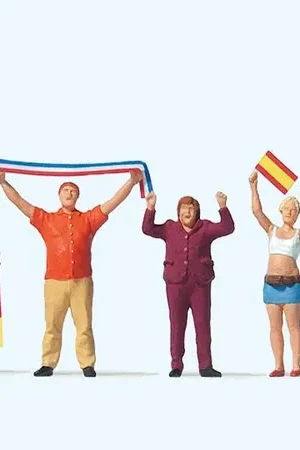 *SOLDES* - FIGURINE SUPPORTERS FOOTBALL DIFFERENT DRAPEAUX POSSIBLE Nouveauté