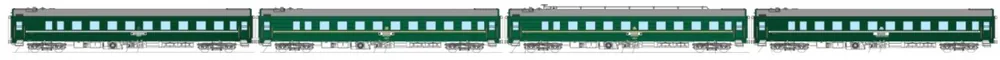 Soldes RAME DE 4 VOITURES LITS EST OUEST EXPRESS A BOGIES SERVICE INTERNATIONAL MOSCOU BERLIN SZD - SAI - (A RESERVER)