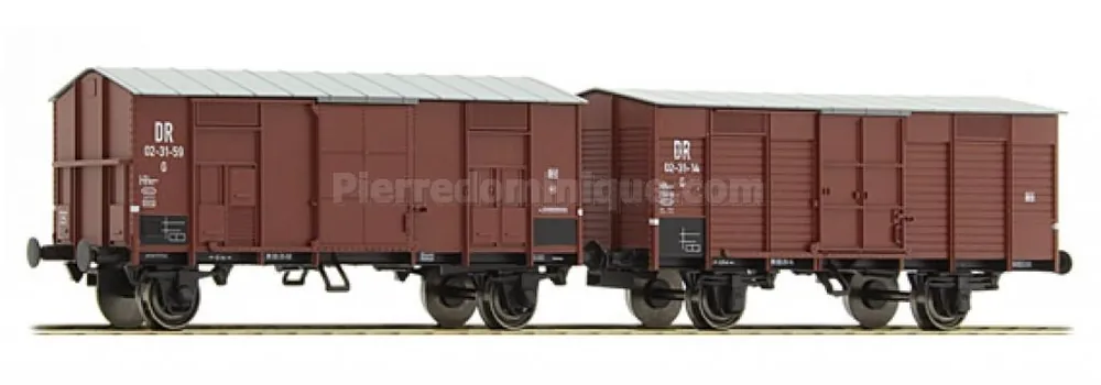 *SOLDES* - COFFRET DE 2 WAGONS TYPE F DR Achat Immédiat