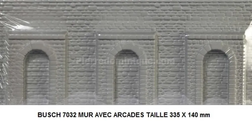 *SOLDES* - MUR AVEC ARCADES TAILLE 335 X 140 mm. Vente Flash