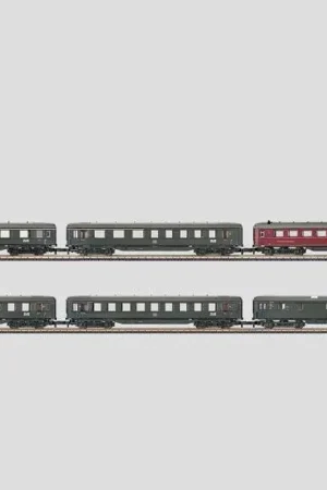 *SOLDES* - ENSEMBLE DE 6 VOITURES VOYAGEURS TRAINS RAPIDES DB Nouveauté