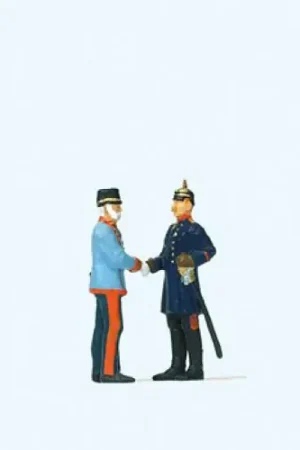 *SOLDES* - FIGURINES KAISER WILHEIM II AND FRANZ JOSEPH Bon Marché