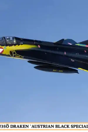 Haute Qualité NEW! Hasegawa 07565 SAAB J35 Ö Draken - Austrian Black Special