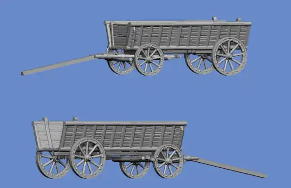 Acheter En Ligne NEW! Germania-Figuren 72-Z-0030 Farm Wagon With Closed Walls