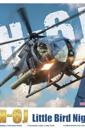 Prix Bas Zimi Model 50001 AH-6 J Little Bird Nightstalkers with Metal Barrels