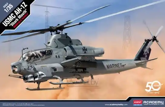 Vente Flash Academy 12127 USMC AH-1Z "Shark Mouth"