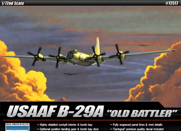Academy 12517 USAAF B-29 ‘Old battler‘ Livraison Express
