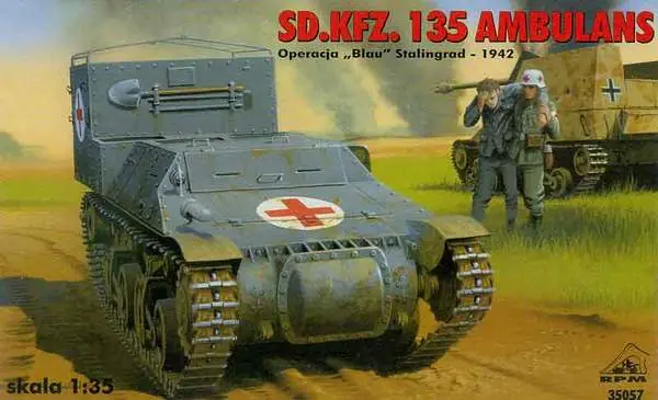 RPM 35057 Tank-ambulans auf Lr.S.(f) SdKfz 135 (Operation Blau Stalingrad 1942) Meilleur Prix