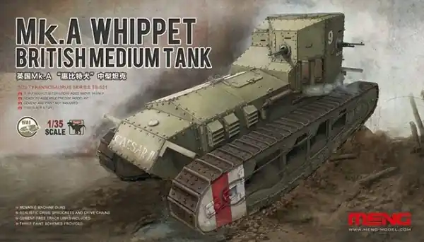 Achetez Aujourd'hui Meng Model TS021 British medium tank Mk.A Whipet