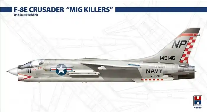 Hobby 2000 48020 F-8E Crusader "MIG Killers" Dernier Modèle