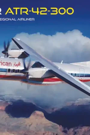 X-Scale 144009 Airliner ATR-42-300 Turboprop Regional Airliner Populaire