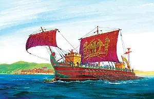 Zvezda 9019 Roman emperors ship Seulement Aujourd'hui