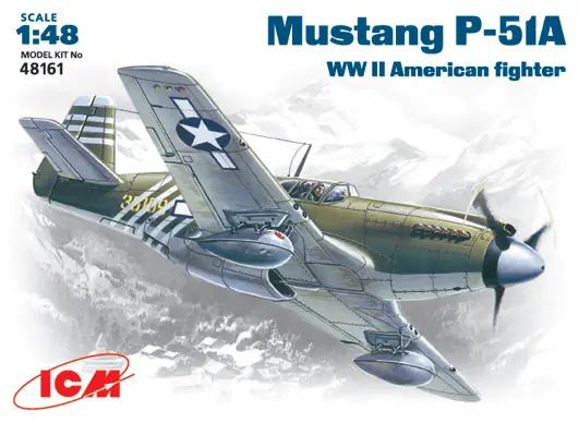ICM 48161 Mustang P-51A WWII American fighter Nouveauté