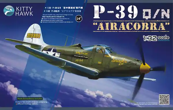 Kittyhawk 32013 P-39Q/N "Airacobra" Populaire