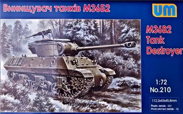Unimodels 210 American M36B2 Tank destroyer Dernière Chance