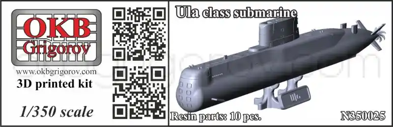 Jusqu'à Épuisement Des Stocks OKB Grigorov N350025 Ula Class Submarine