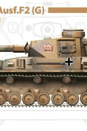 Hobby 2000 72702 Pz.Kpfw.IV Ausf.F2 (G) North Africa 1942 Prix Réduit