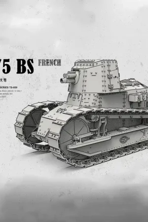 Char FT-75-BS, français - MENG TS-059 - 1/35 Paiement Sécurisé