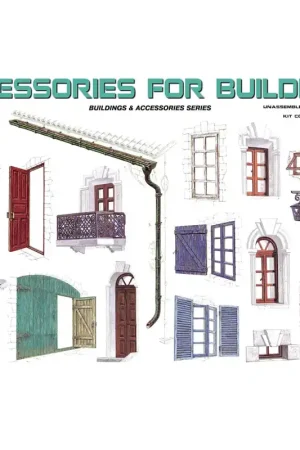 Accessoires pour bâtiments - MINIART 35585 - 1/35 Offre Exclusive