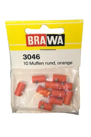 Offre Limitée fiches de connexion femelles, ∅ 2,5 mm, Orange - Brawa 3046