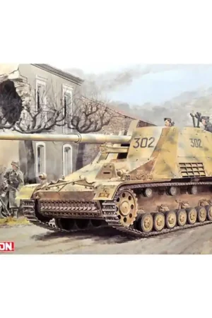 Char Sd.Kfz.164 Hornisse (Nashorn, ancienne variante) - DRAGON 6414 - 1/35 Prix Réduit