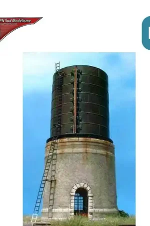 Château d‘eau crépi 200m3 HO PN Sud Modélisme 8713 Marque