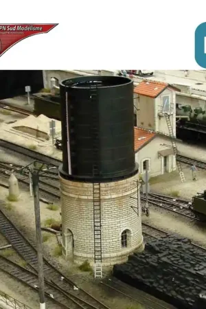 Château d‘eau pierre de taille 200m3 en kit HO PN Sud Modélisme 8712 Seulement Aujourd'hui