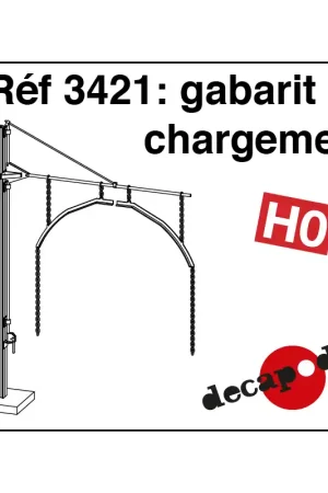 Offre Limitée Gabarit de chargement HO Decapod 3421