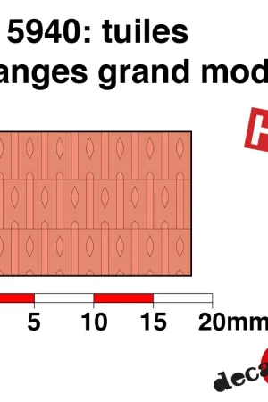 Offre Exclusive Plaque de tuiles losanges grand modèle HO Decapod 5940