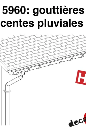 Certifié Gouttières et descentes pluviales HO Decapod 5960
