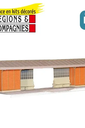 Affaire À Saisir Abri de quai double type Ouest HO Régions et Compagnies GAR204