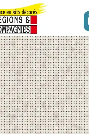 Carrelage à bouchons noir et blanc HO Régions et Compagnies MAT021 Prix Réduit