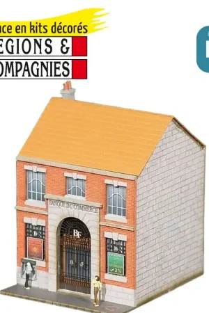 Acheter En Ligne Immeuble droit 90mm Banque du commerce HO Régions et Compagnies VIL003
