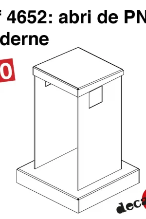 Abri de PN moderne HO Decapod 4652 Réduction