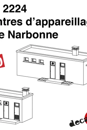 Centres d‘appareillage type Narbonne HO Decapod 2224 Meilleur Choix