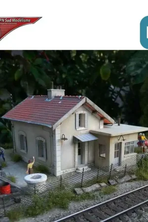 Authentique Maison de Garde Barrières PLM HO PN Sud Modélisme 87205