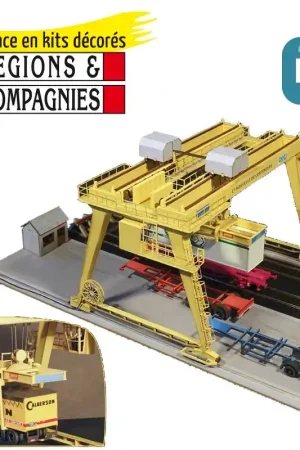 Meilleur Choix Portique conteneurs / Kangourou (CNC, SNCF..) HO Régions et Compagnies HAL002