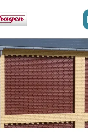 Seulement Aujourd'hui Murs de façade 2532D rouge Auhagen 80526