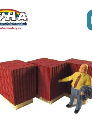 3 Palettes avec des blocs de briques HO Duha 11518 Commander Maintenant