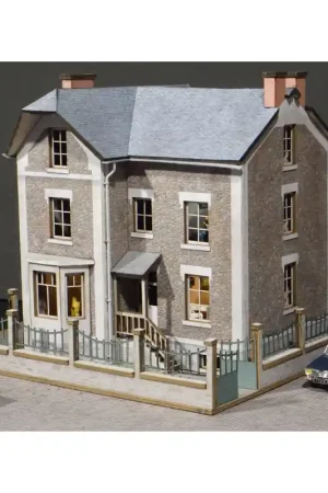 Maison de Maître (Type 1) HO Régions et Compagnies QUA018 Prix Cassé