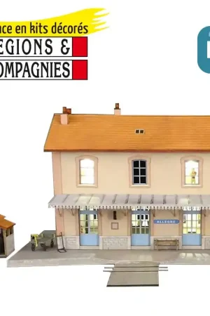 Gare PLM 3 portes + wc (Sincey-les-Rouvray) HO Régions et Compagnies GAR601 Marque
