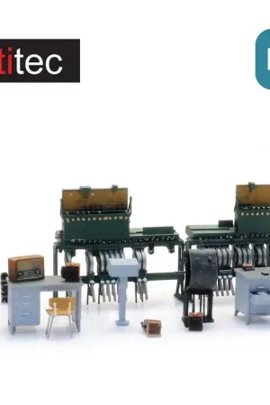 Intérieur d‘un poste d‘aiguillage avec banc de leviers HO Artitec 387.536 Pas Cher