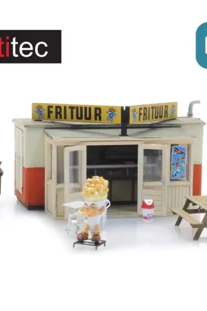 Dernier Modèle Baraque à frites en kit HO Artitec 10.417