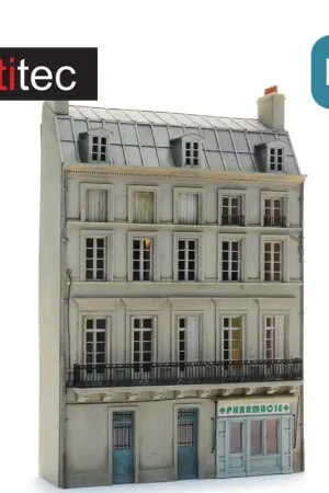 Promotion Façade de magasin de la famille Martin en kit HO Artitec 10.430