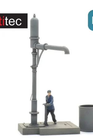 Grue à eau AlsaceLorraine haute et figurine HO Artitec 387.591 Haute Qualité